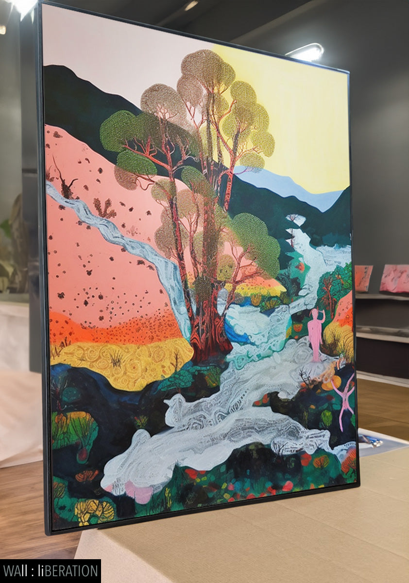 Landscape painting of the Victoria country river | Milawa Valley #2326