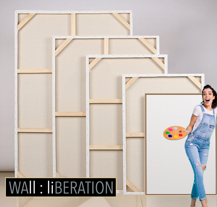 Wholesale Oversize stretched / oak floating-framed professional grade –  Wall Liberation