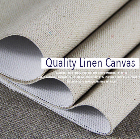 Prenium Canvas Print & Oak Frame Oversize Package -Custom Your Art- 100 to 300cm - Wall Liberation