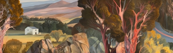 Australia Melbourne landscape painting artwork |Long drive #2317