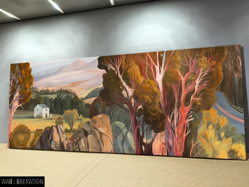 Australia Melbourne landscape painting artwork |Long drive #2317