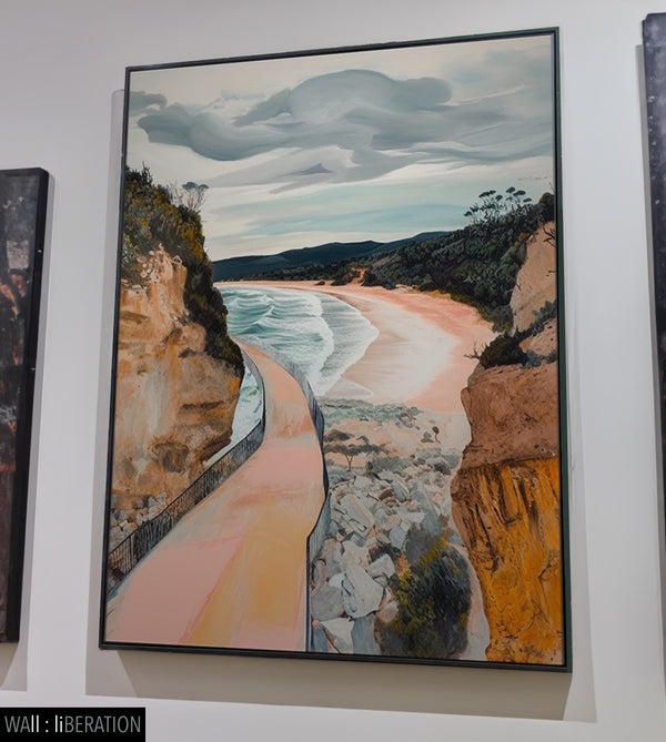 Landscape coastal painting | Great Ocean Road #2333