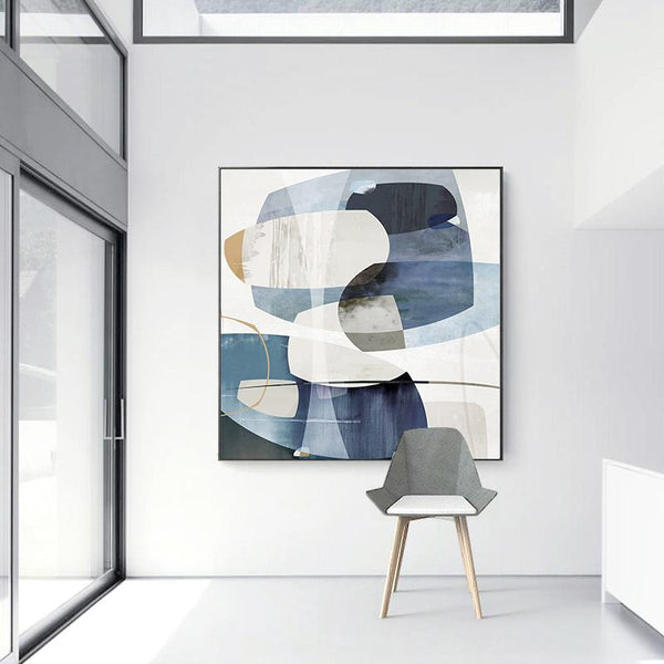 Modern Minimalist Abstract | floating framed |  large huge oversize | multiple colour options #560