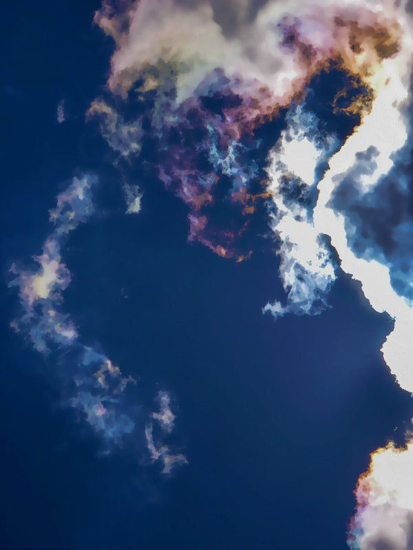 Artistic Clouds in blue sky | modern art canvas print #1103