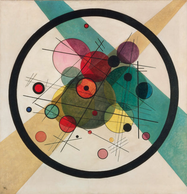Wassily Kandinsky - circles in a circle #2381