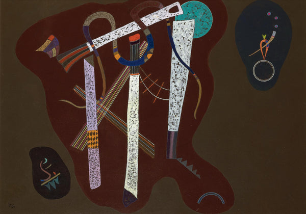 Three Pillars |  Wassily Kandinsky 1943 #2765