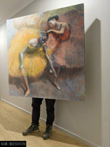 Edgar Degas - Two Dancers Yellow and Rose #2807