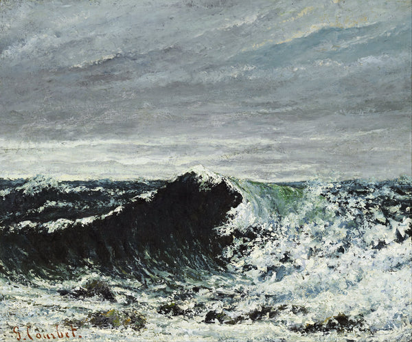 Gustave Courbet The Wave About 1869 | #2905