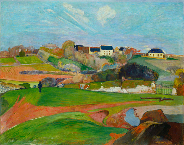 Postimpressionism | Paul Gauguin | Landscape at Le Pouldu, 1890 #3018