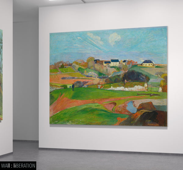 Postimpressionism | Paul Gauguin | Landscape at Le Pouldu, 1890 #3018