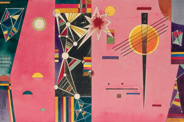 Kandinsky | Pink Red 1927 #3186