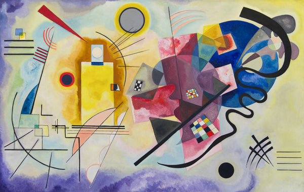 Wassily Kandinsky | Yellow-Red-Blue #3236 | Heavy between Light #3294