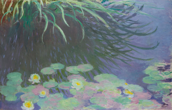 Claude Monet | Water-Lilies with Reflections of Green Grasses #3329