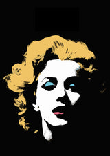 Modern art poster Marilyn Monroe abstract figurative prints - large canvas wall art #372