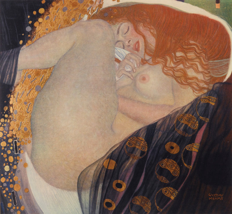 Danae by Gustav Klimt (1907) | Famous art reproduction #2835
