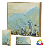 Abstract painting on canvas print | floating framed | multiple colour options |#304