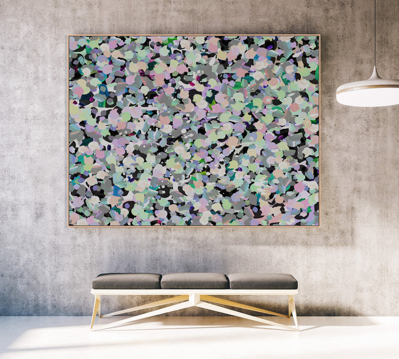 The dots | limited edition | Large canvas print #1014