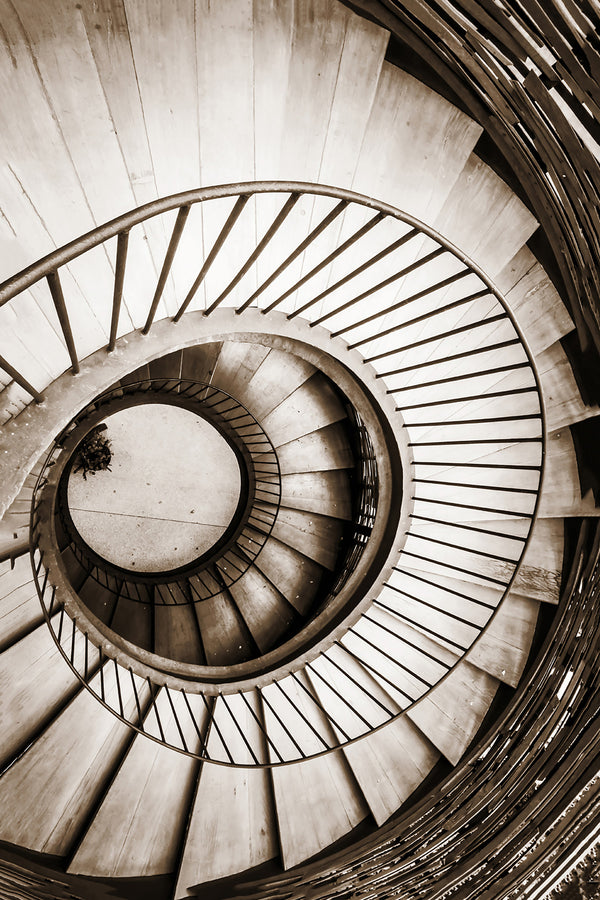 Spiral stairs architecture, Monochrome | Black-and-white building | Symmetry #422