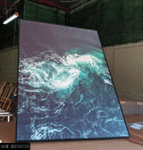 The sea - canvas print with floating frame #450