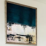 Abstract painting - canvas print with box frame. 150 x 80 cm, 120 x 120 cm, 90 x 90 cm - Wall Liberation