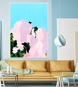 Limited edition abstract acrylic painting- floating frame 110 x 180 cm -Country life 02 - Wall Liberation