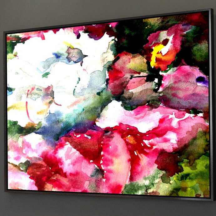 Spring 4 sets - canvas print with floating frame - 70 x 130 cm, 110 x 150 cm - Wall Liberation