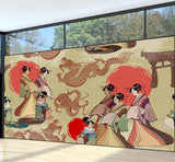 Japanese art wall paper - Wall Liberation
