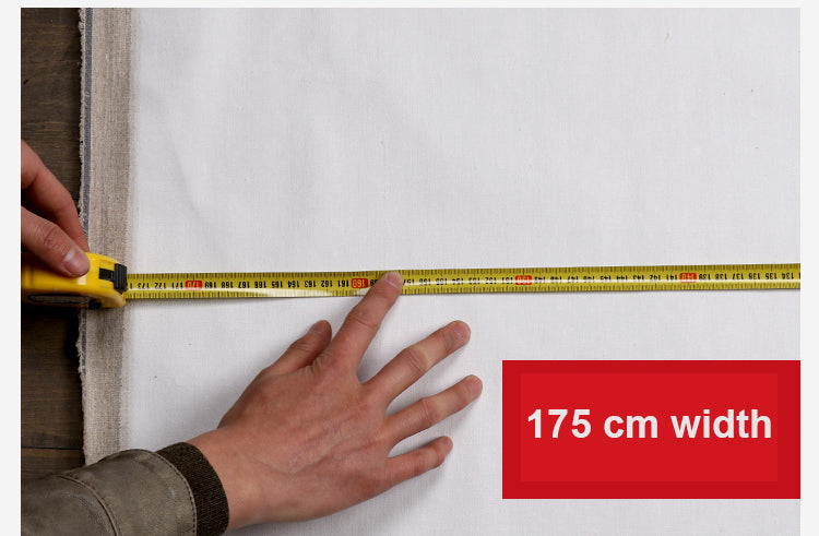Primed Linen Cotton Mixed canvas 486gsm, 175cm width Medium texture | 5-20 meter length professional grade